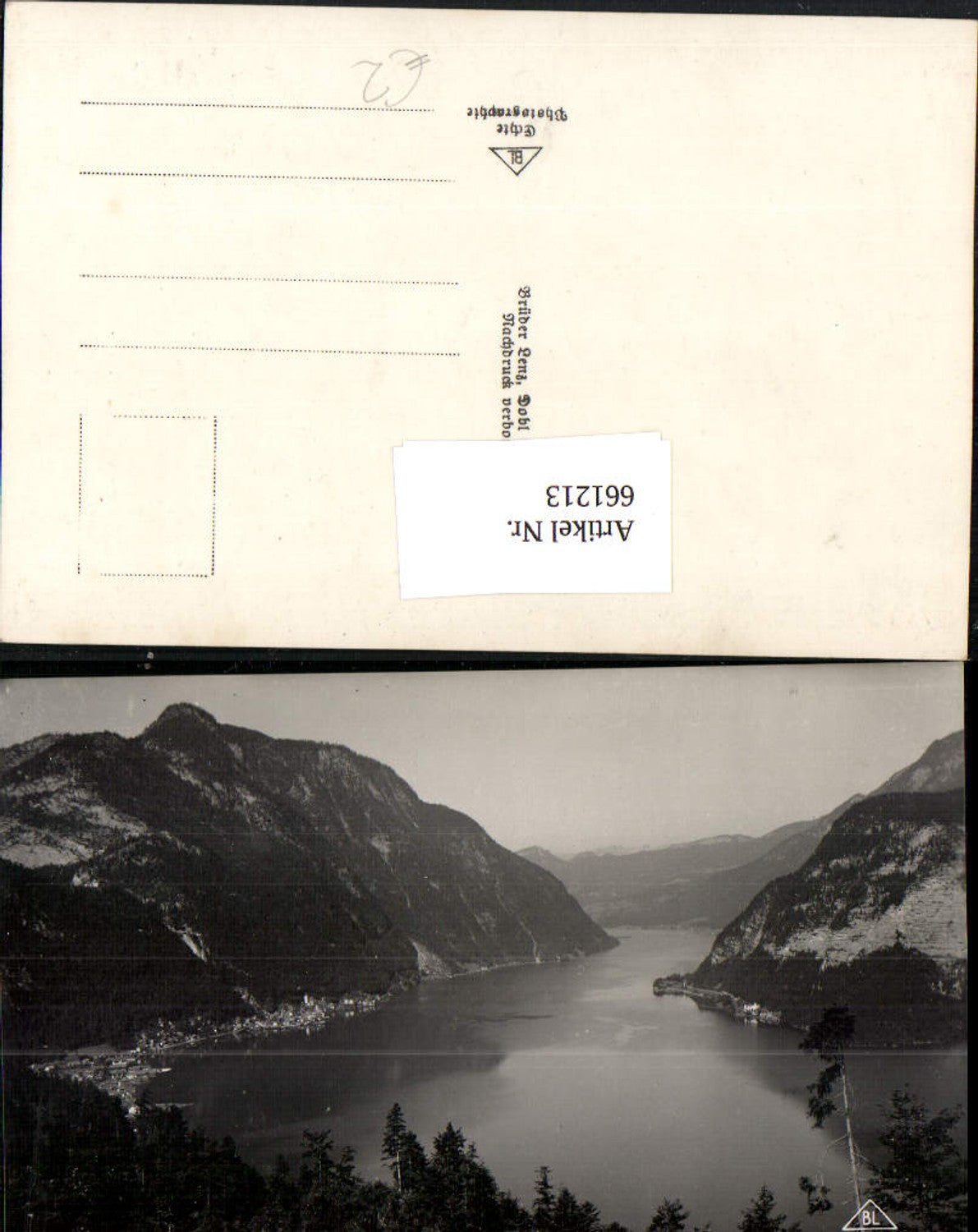 661213,Foto Ak Hallstatt Hallstättersee Salzkammergut