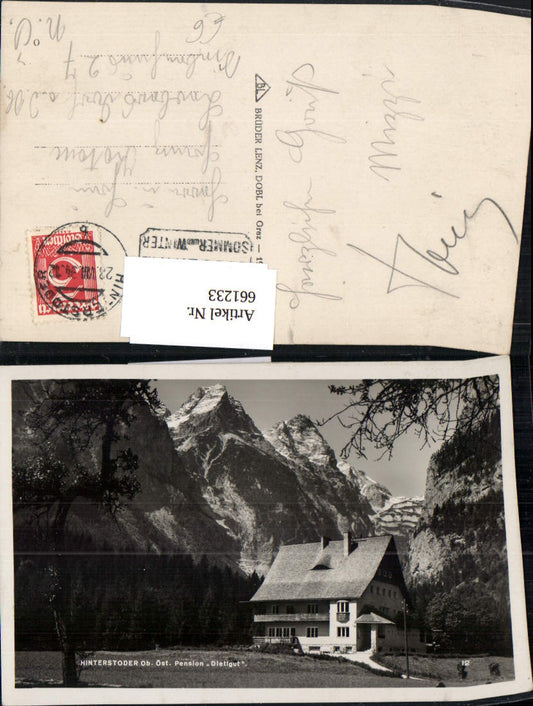 661233,Foto Ak Hinterstoder Pension Dietlgut
