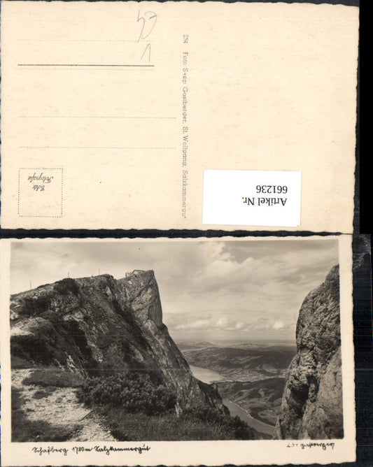 661236,Foto Ak Schafberg St Wolfgang im Salzkammergut pub Gastberger 234