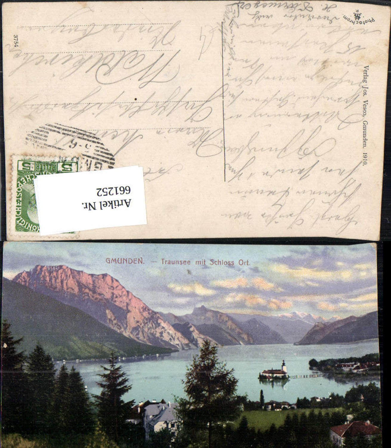661252,Gmunden Traunsee mit Schloss Ort