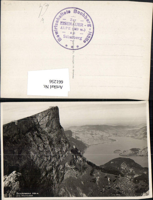 661256,Foto Ak Schafberg Blick Mondsee St Wolfgang im Salzkammergut