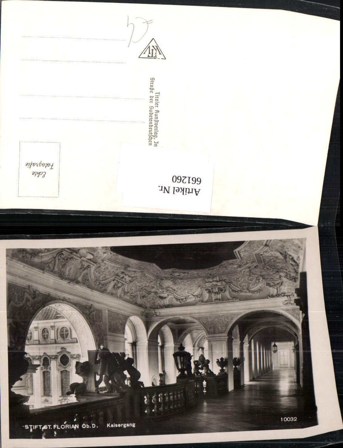 661260,Foto Ak Stift St Florian Kaisergang