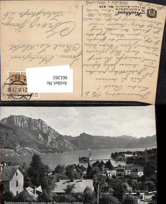 661261,Gmunden mit Traunstein Salzkammergut