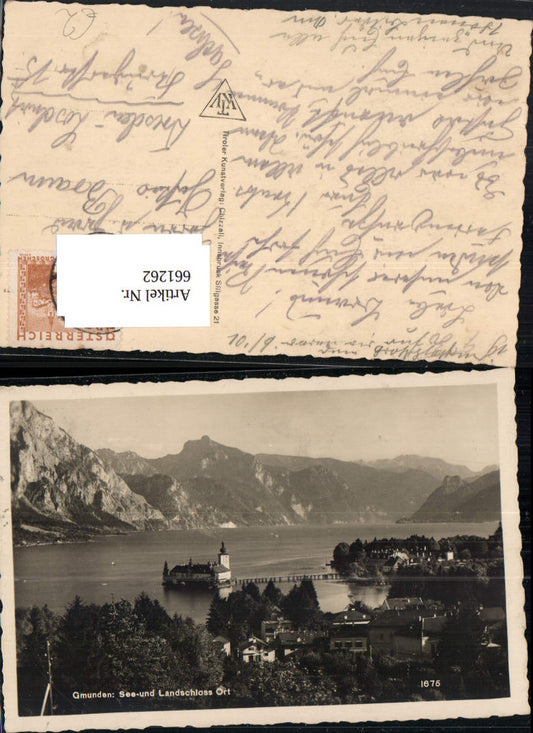 661262,Gmunden See- u. Landschloss Ort