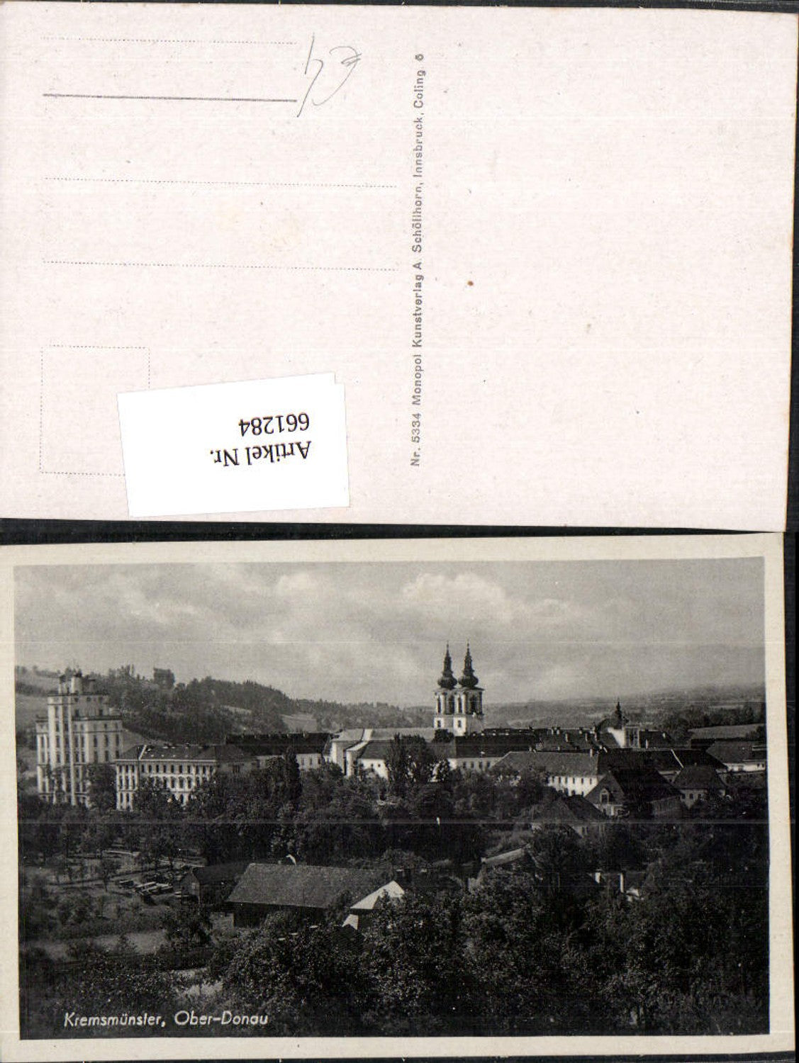 661284,Kremsmünster Ansicht mit Stift