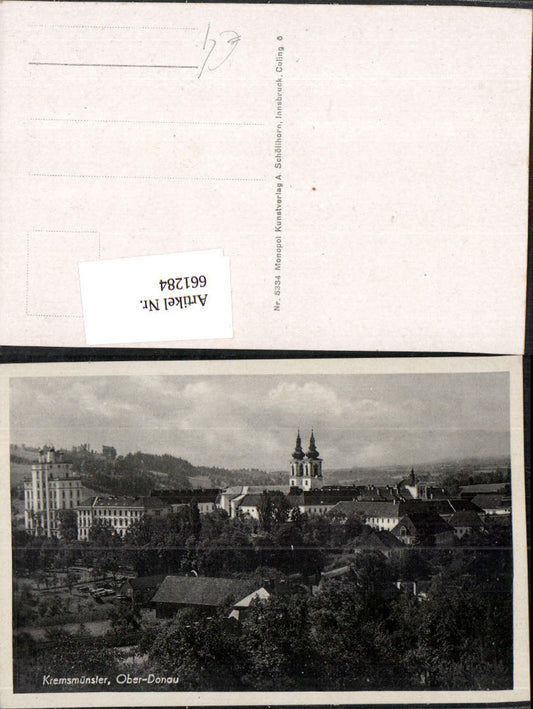 661284,Kremsmünster Ansicht mit Stift