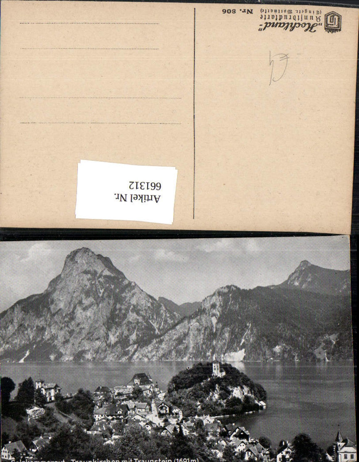 661312,Salzkammergut Traunkirchen mit Traunstein