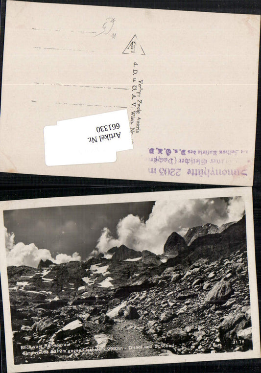 661330,Reitweg b. Simonyhütte bei Gosau Dachstein