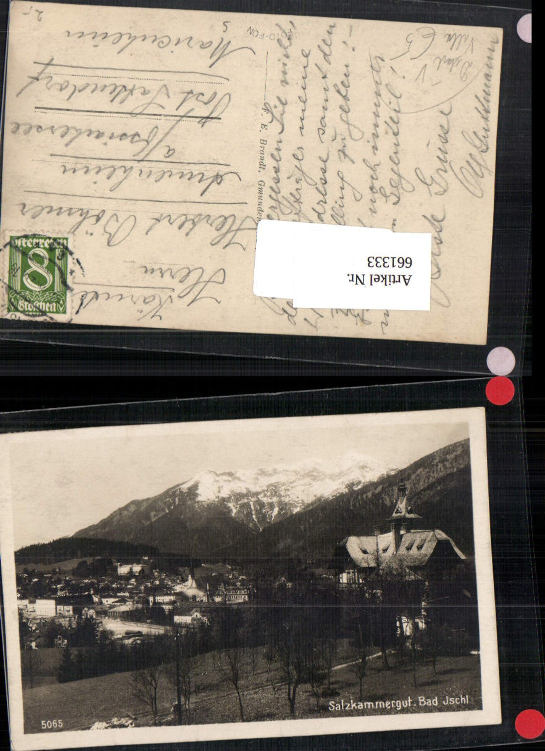 661333,Partie aus Bad Ischl m. Villa Detail