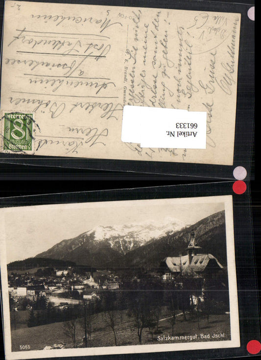 661333,Partie aus Bad Ischl m. Villa Detail