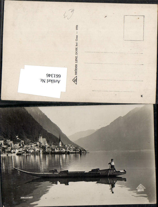 661346,Hallstatt am Hallstättersee Boot