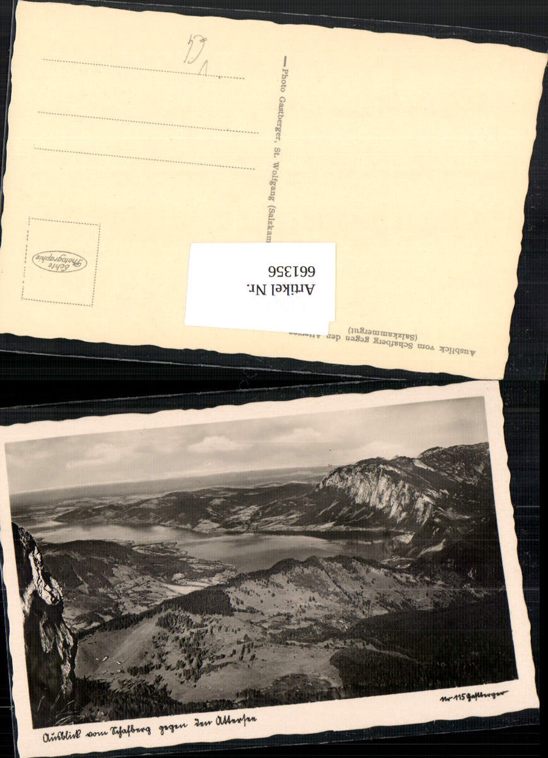 661356,Schafberg Ausbl. auf Attersee pub Gastberger 115
