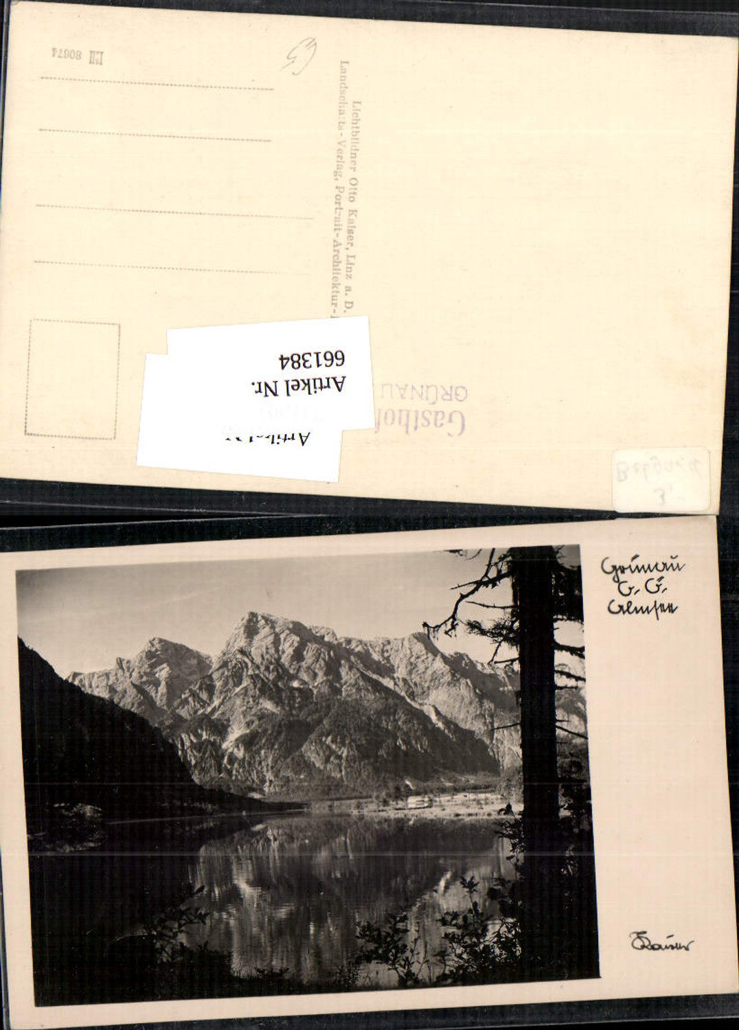 661384,Foto Ak Grünau im Almtal pub Kaiser