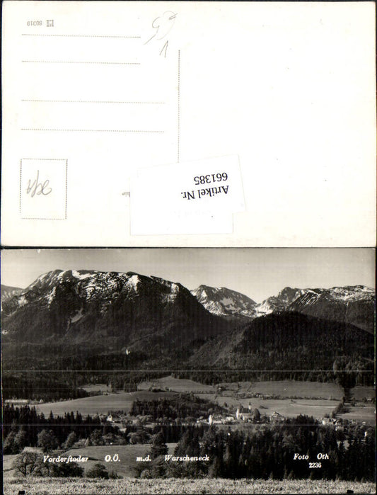 661385,Foto Ak Vorderstoder m. d. Warscheneck pub Foto Oth 2236