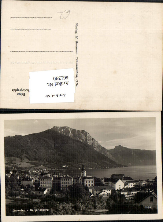661390,Foto Ak Gmunden v. Kalvarienberg