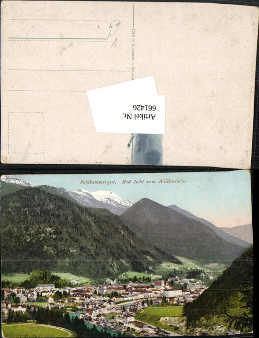661426,Bad Ischl v. Wildenstein Salzkammergut pub F. E. Brandt 760