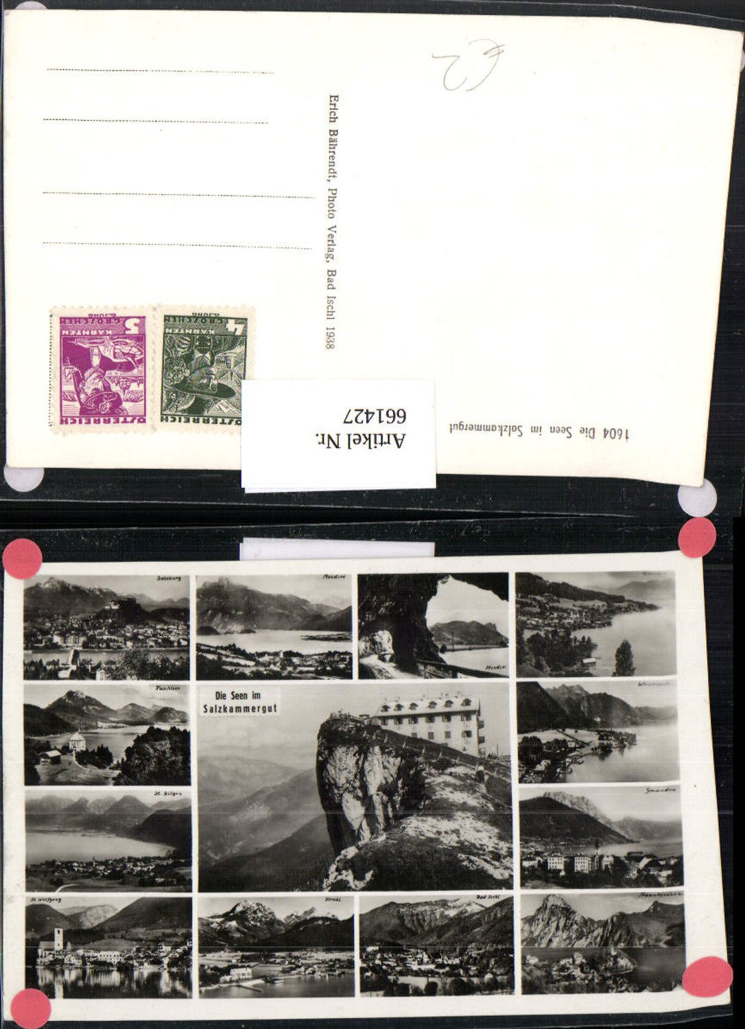 661427,Mehrbild Ak Seen i. Salzkammergut Mondsee Fuschlsee Gmunden Bad Ischl