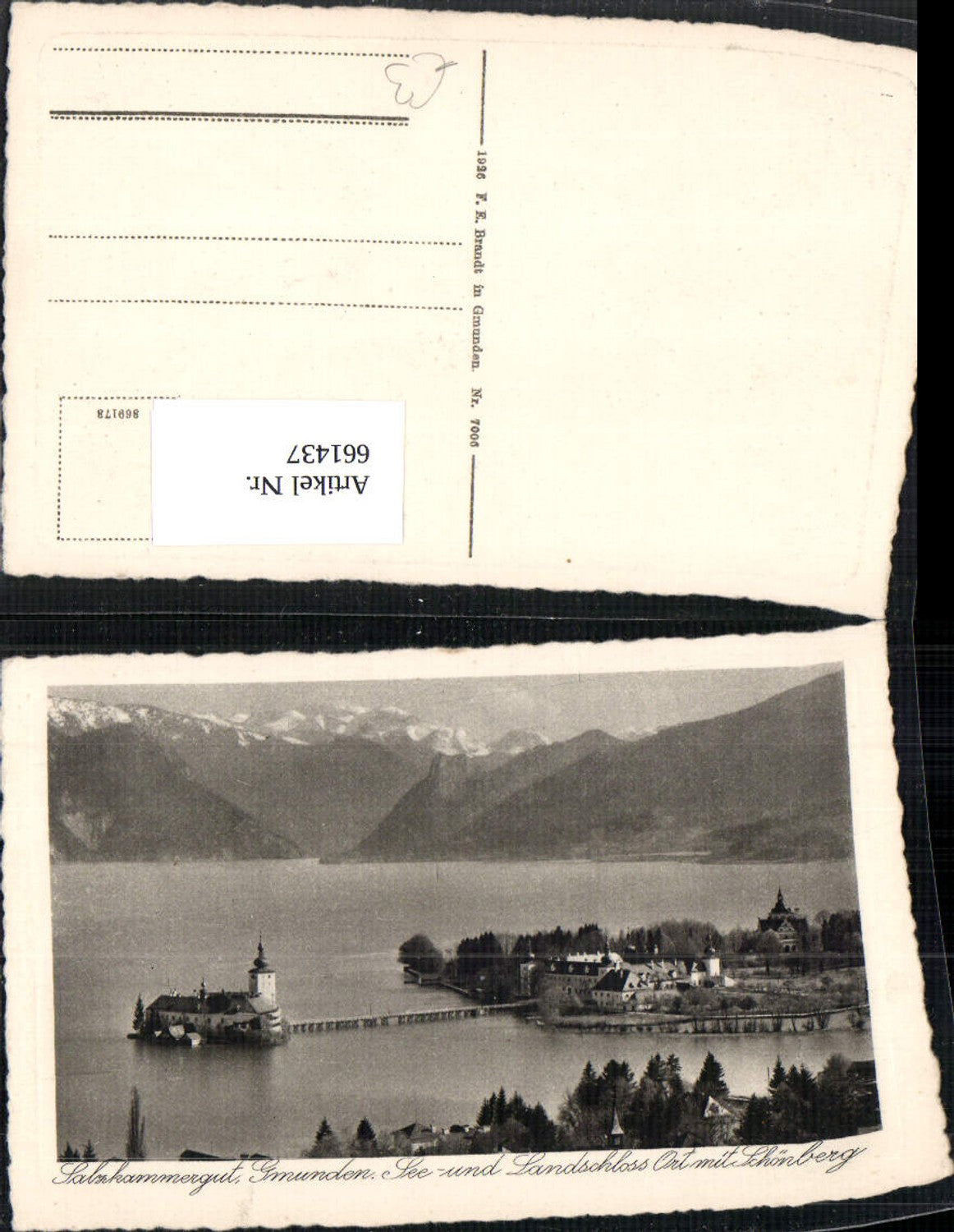 661437,Gmunden Schloss Ort mit Schönberg Salzkammergut