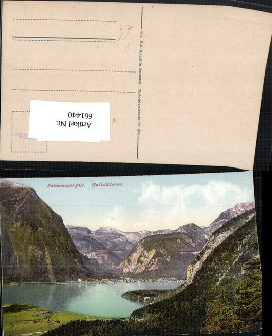 661440,Salzkammergut Hallstättersee Hallstatt pub F. E. Brandt 289