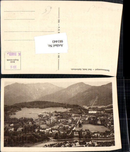 661443,Bad Ischl Kaltenbach Salzkammergut