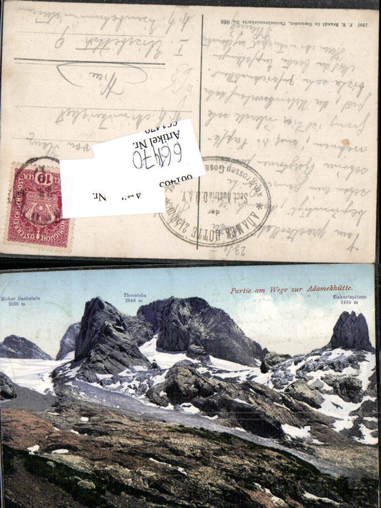 661470,Adamekhütte bei Gosau Hallstatt pub Brandt 868