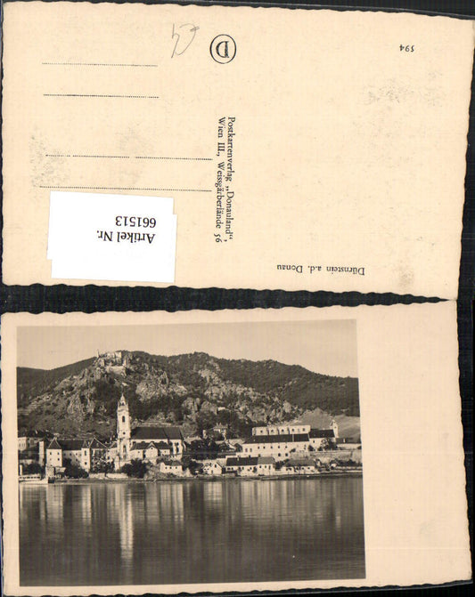 661513,Foto Ak Dürnstein a. d. Donau
