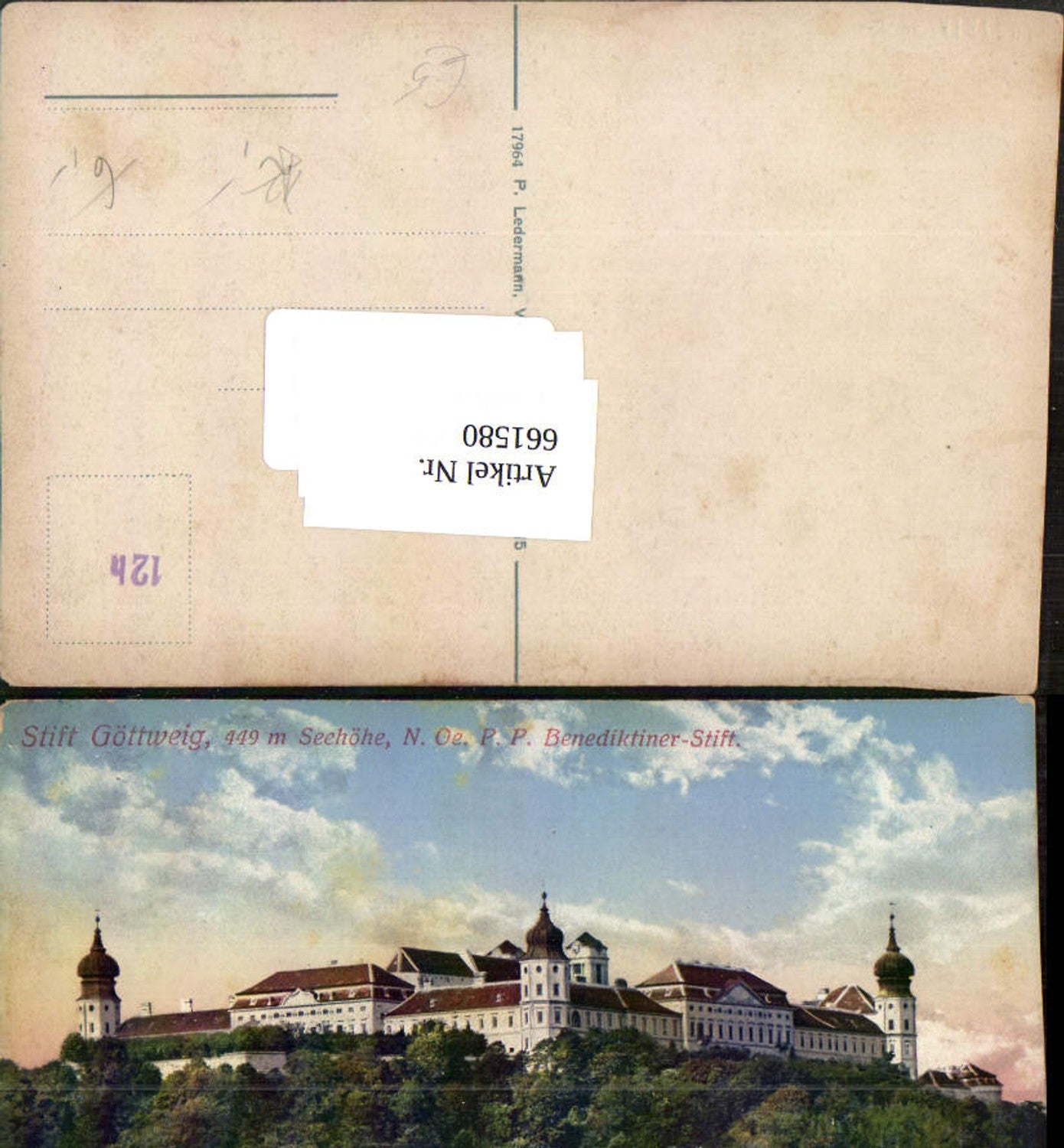 661580,Stift Göttweig Benediktiner-Stift Furth bei Göttweig