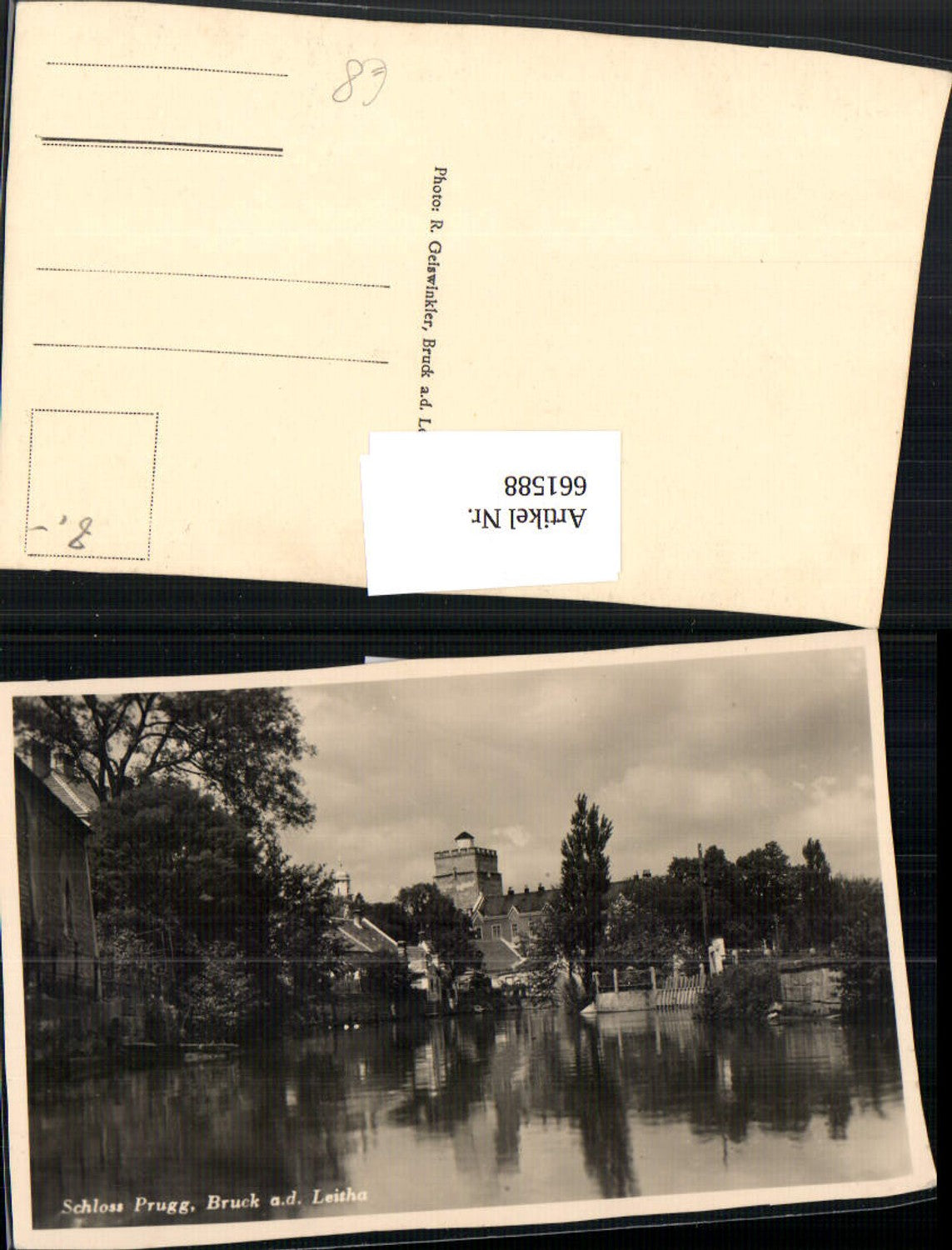 661588,Foto Ak Schloss Prugg Bruck a. d. Leitha