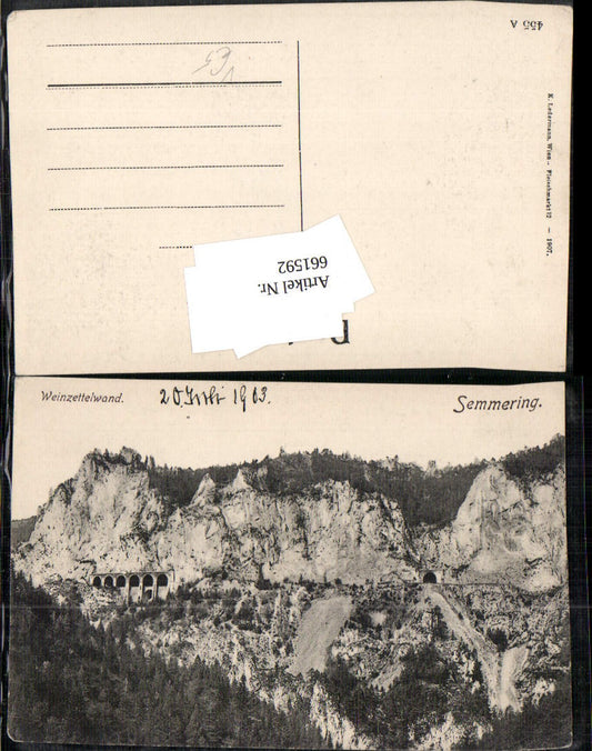 661592,Semmering Weinzettelwand pub K. Ledermann 455A