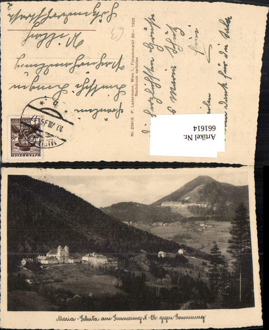 661614,Maria Schutz a. Semmering geg. Semmering Schottwien