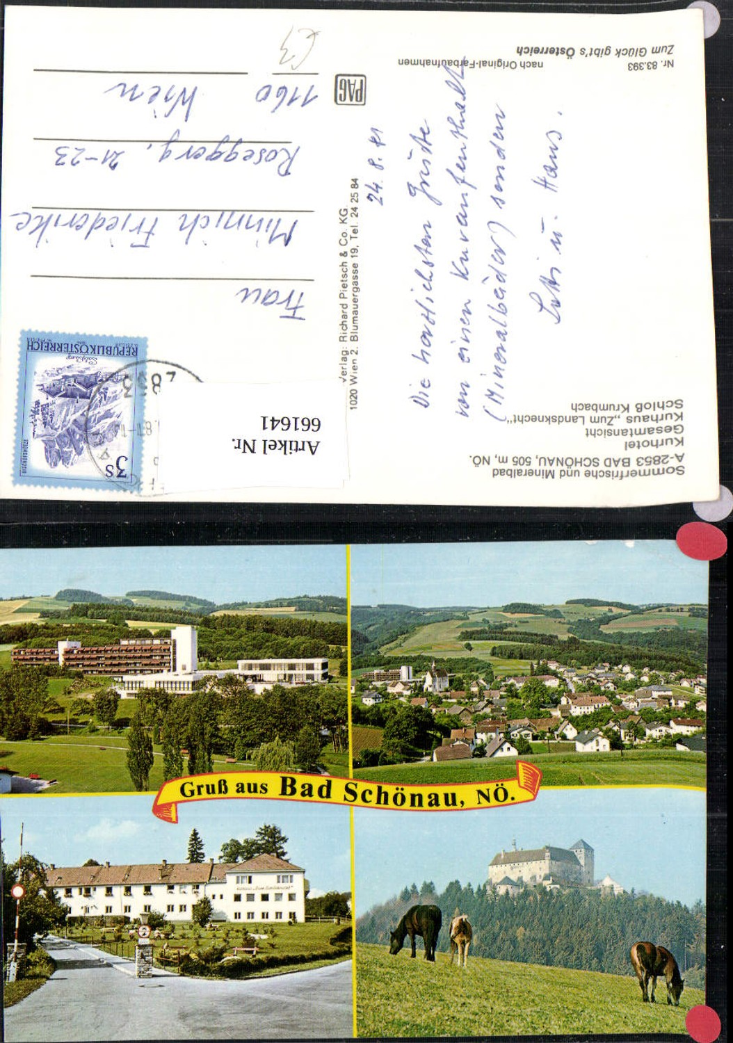 Alte Ansichtskarte – Old Postcard
