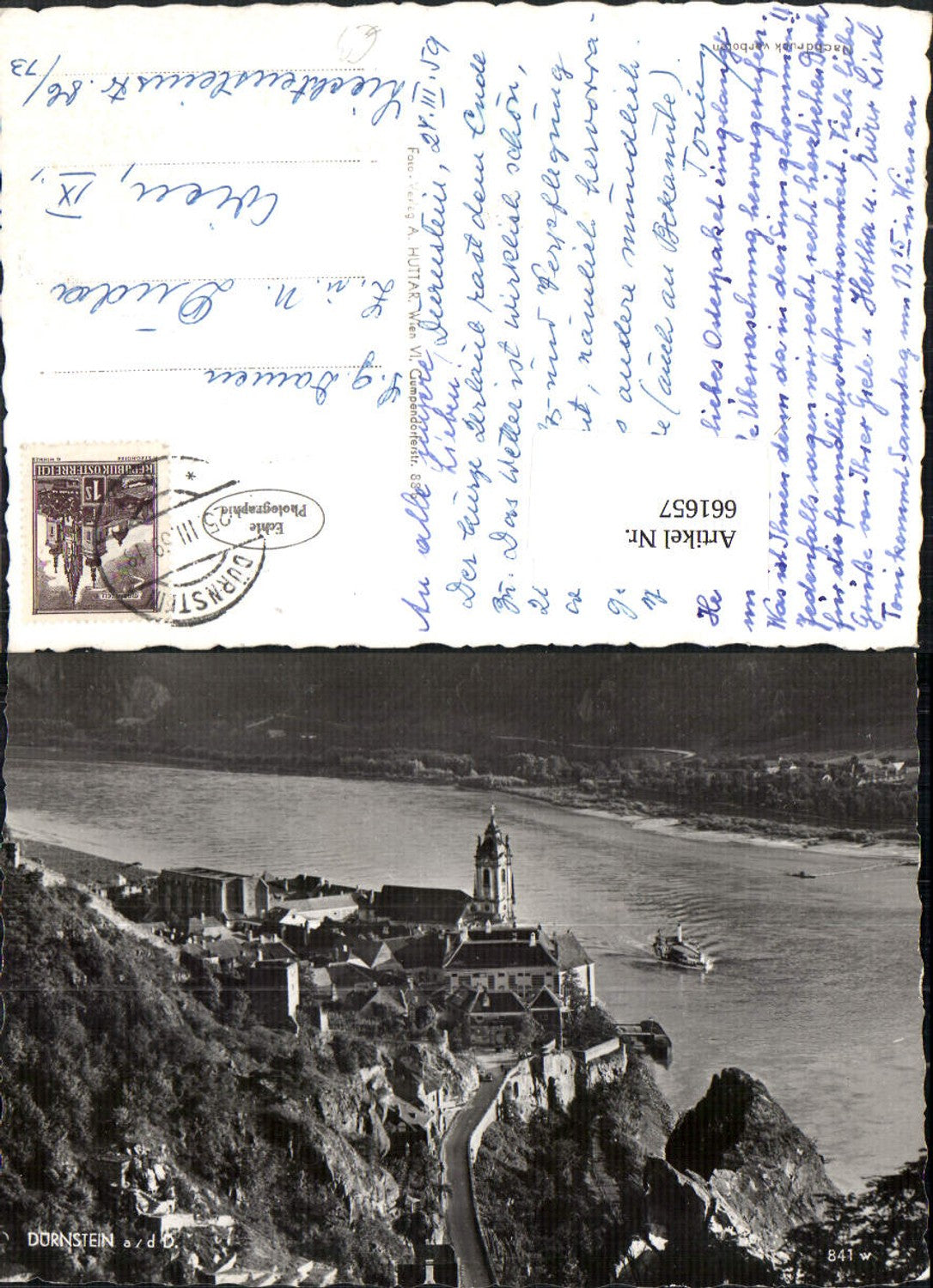 661657,Foto Ak Dürnstein a. d. Donau Wachau Schiff Dampfer