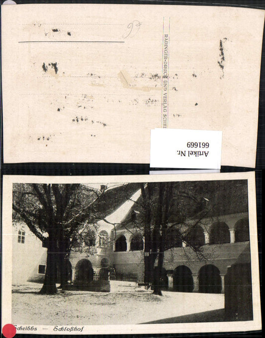 661669,Foto Ak Scheibbs Schlosshof