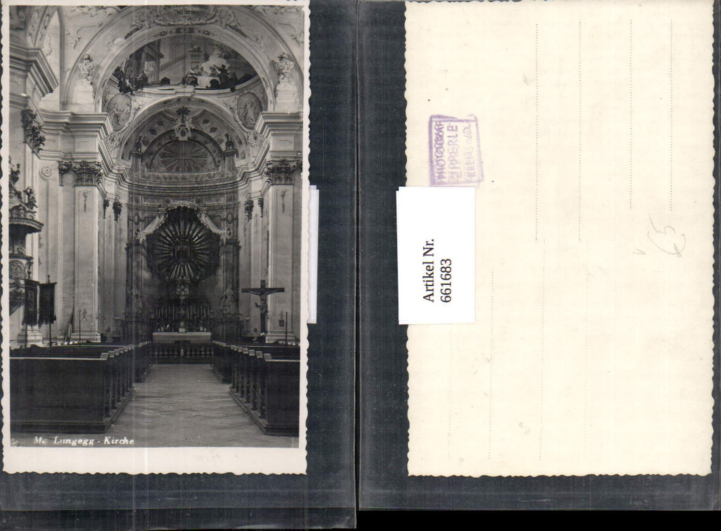 661683,Foto Ak Maria Langegg Bergern im Dunkelsteinerwald Innenansicht pub Zipperle