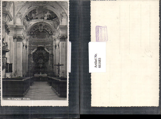 661683,Foto Ak Maria Langegg Bergern im Dunkelsteinerwald Innenansicht pub Zipperle