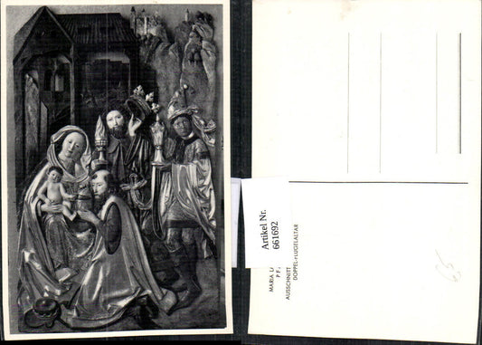 661692,Maria Laach a. Jauerling Pfarrkirche Ausschnitt Doppelaltar