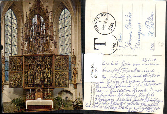 661693,Pfarrkirche Kefermarkt Gotischer Flügelaltar