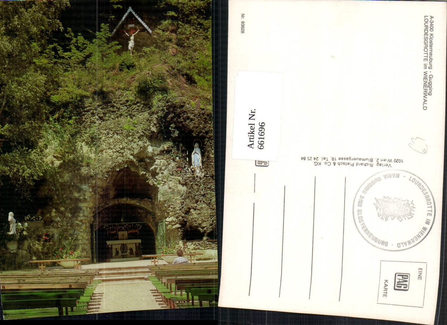 661696,Klosterneuburg Gugging Lourdesgrotte Wienerwald