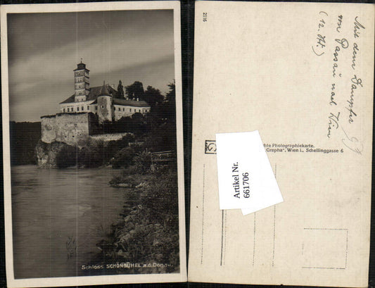 661706,Foto Ak Schloss Schönbühel a. d. Donau Schönbühel-Aggsbach