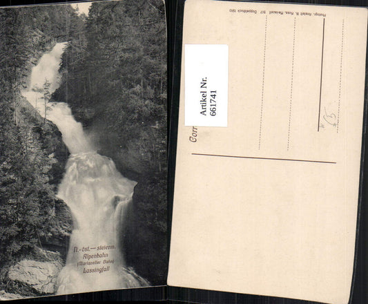 661741,Mariazellerbahn Lassingfall Wasserfall Wienerbruck Annaberg
