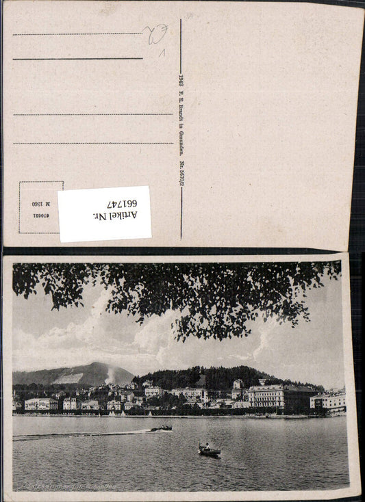 661747,Gmunden Salzkammergut Boote pub F. E. Brandt 5670/2