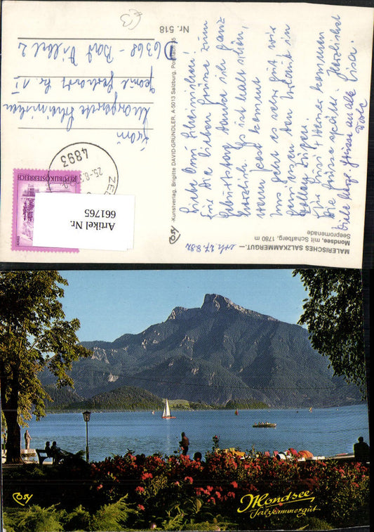 661765,Mondsee Salzkammergut Segeln Boote Schafberg
