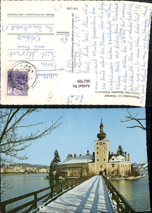 661769,Winterzauber Traunsee Gmunden Schloss Ort