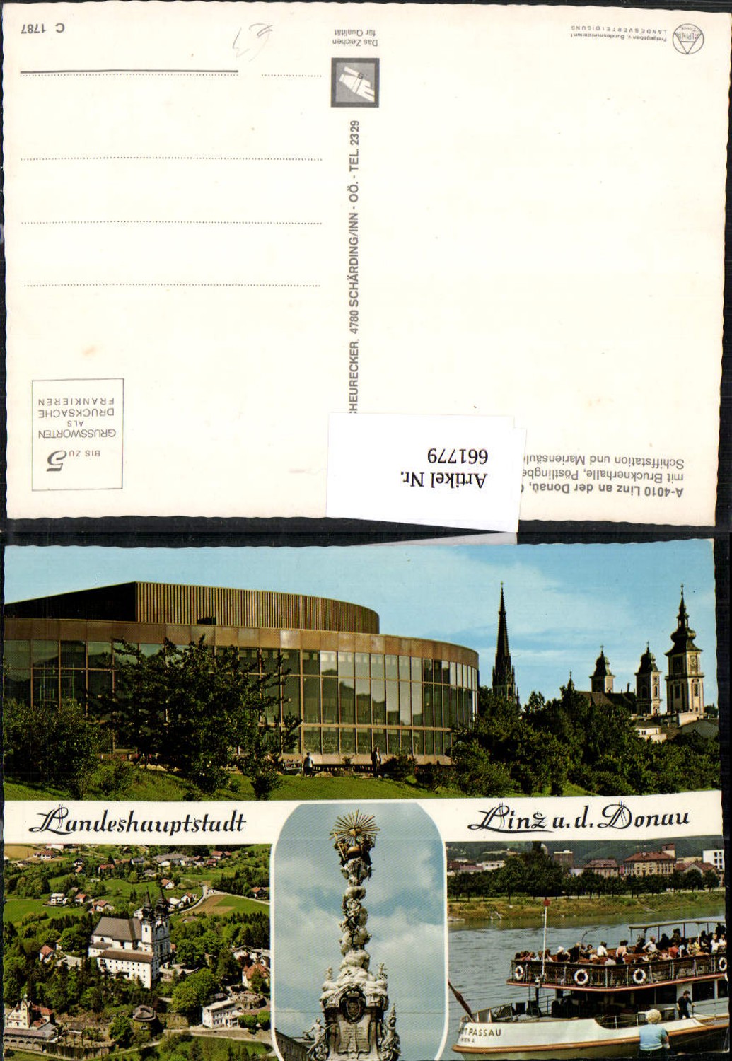 661779,Mehrbild Ak Linz a. d. Donau Schiff Dampfer Stadt Passau