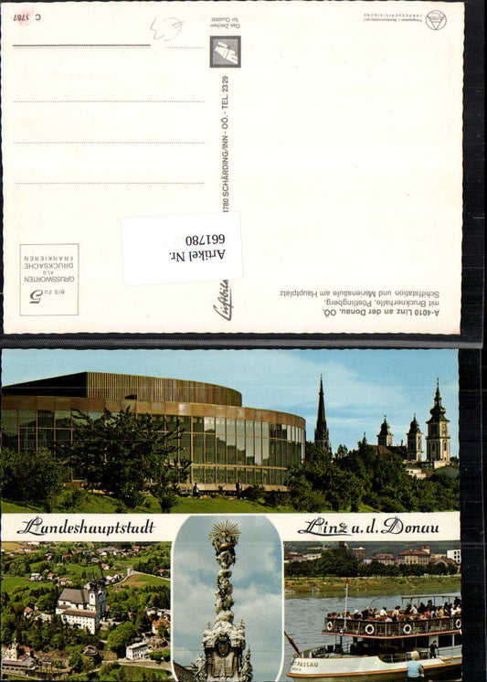 661780,Mehrbild Ak Linz a. d. Donau Schiff Dampfer Stadt Passau