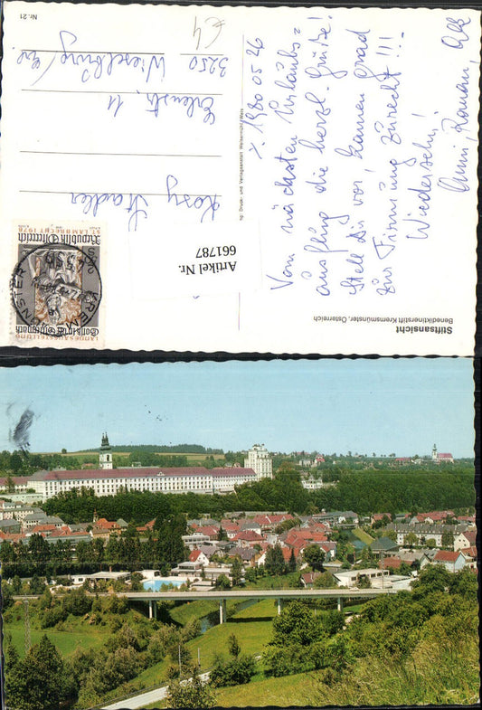 661787,Stiftsansicht Benediktinerstift Kremsmünster
