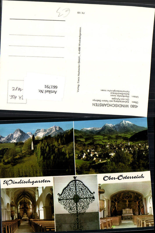 661791,Mehrbild Ak Windischgarsten Kirchen Innenansicht