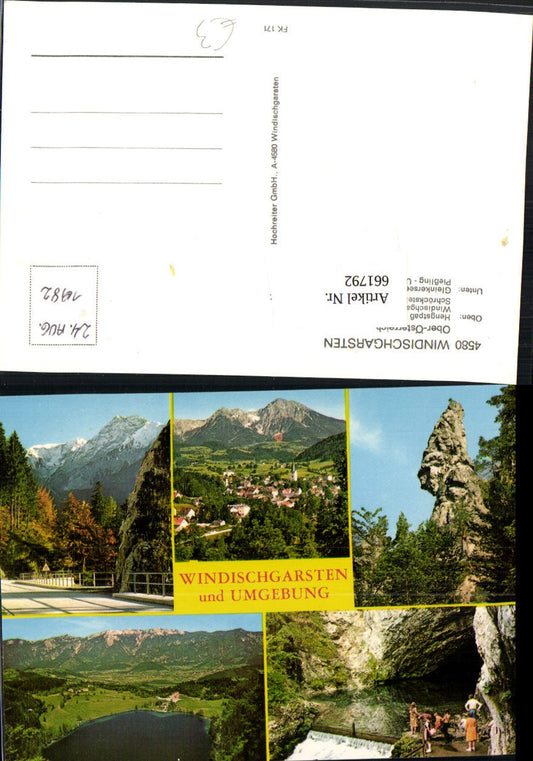 661792,Mehrbild Ak Windischgarsten u. Umgebung Gleinkersee Hengstpaß