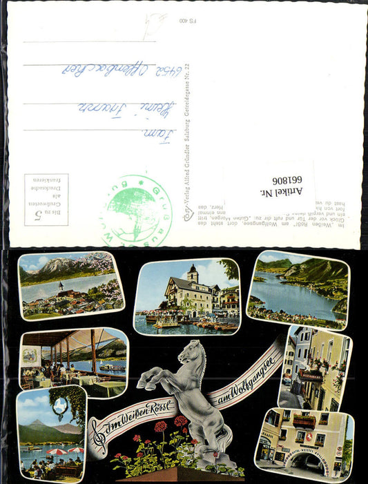 661806,Mehrbild Ak St. Wolfgang im Salzkammergut Weisses Rössl