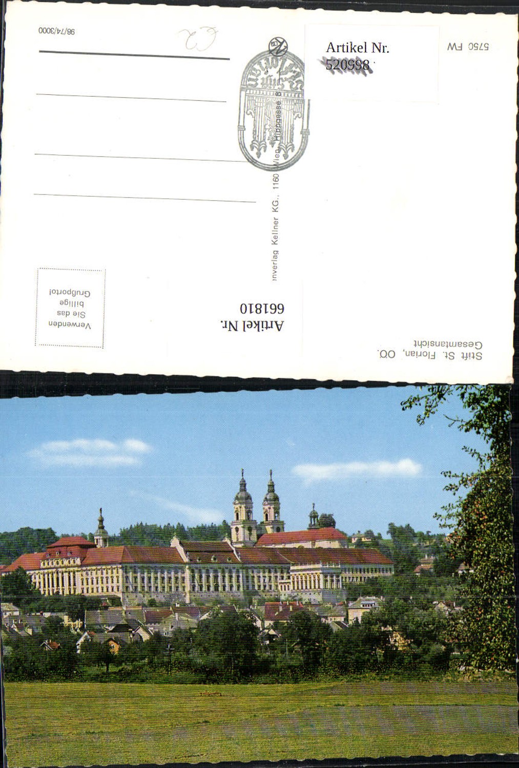 661810,St Florian Stift Gesamtansicht
